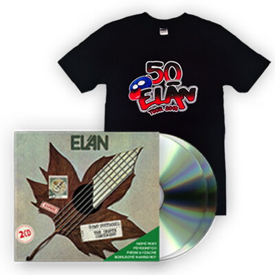 2CD  Ôsmy svetadiel / 40th Anniversary Edition a tričko ELÁN 50 veľk. XL