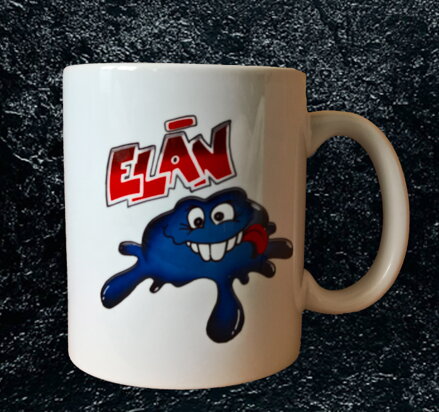 Hrnek s logem Elán 4   VYPREDANÉ!