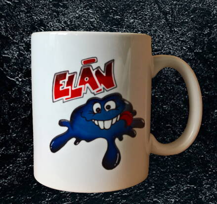 Hrnek s logem Elán 4   VYPREDANÉ!